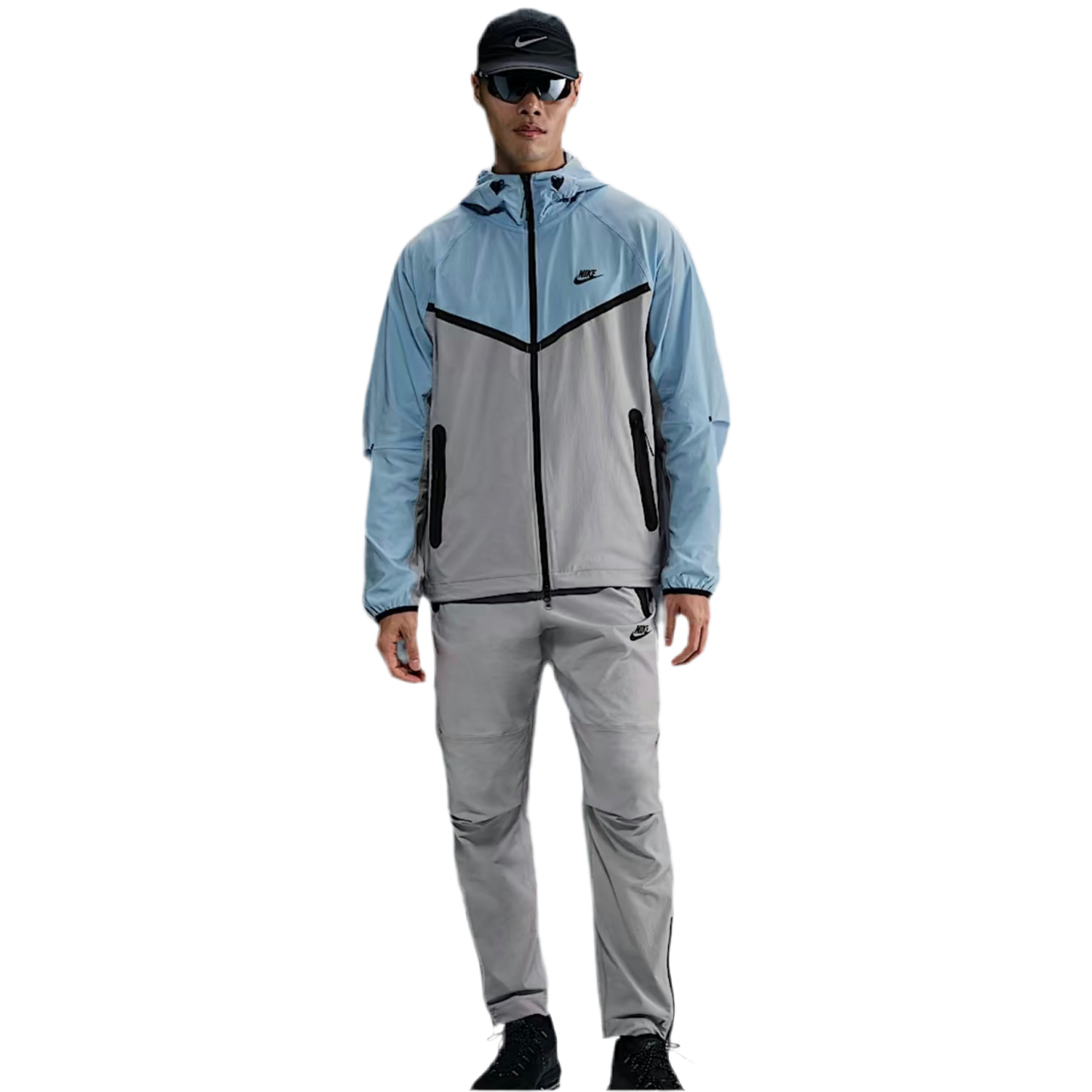Nike - New Season Baby Blue/Grey Tech Tracksuit