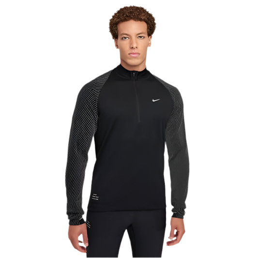Nike - Running Division Black Reflective Quarterzip